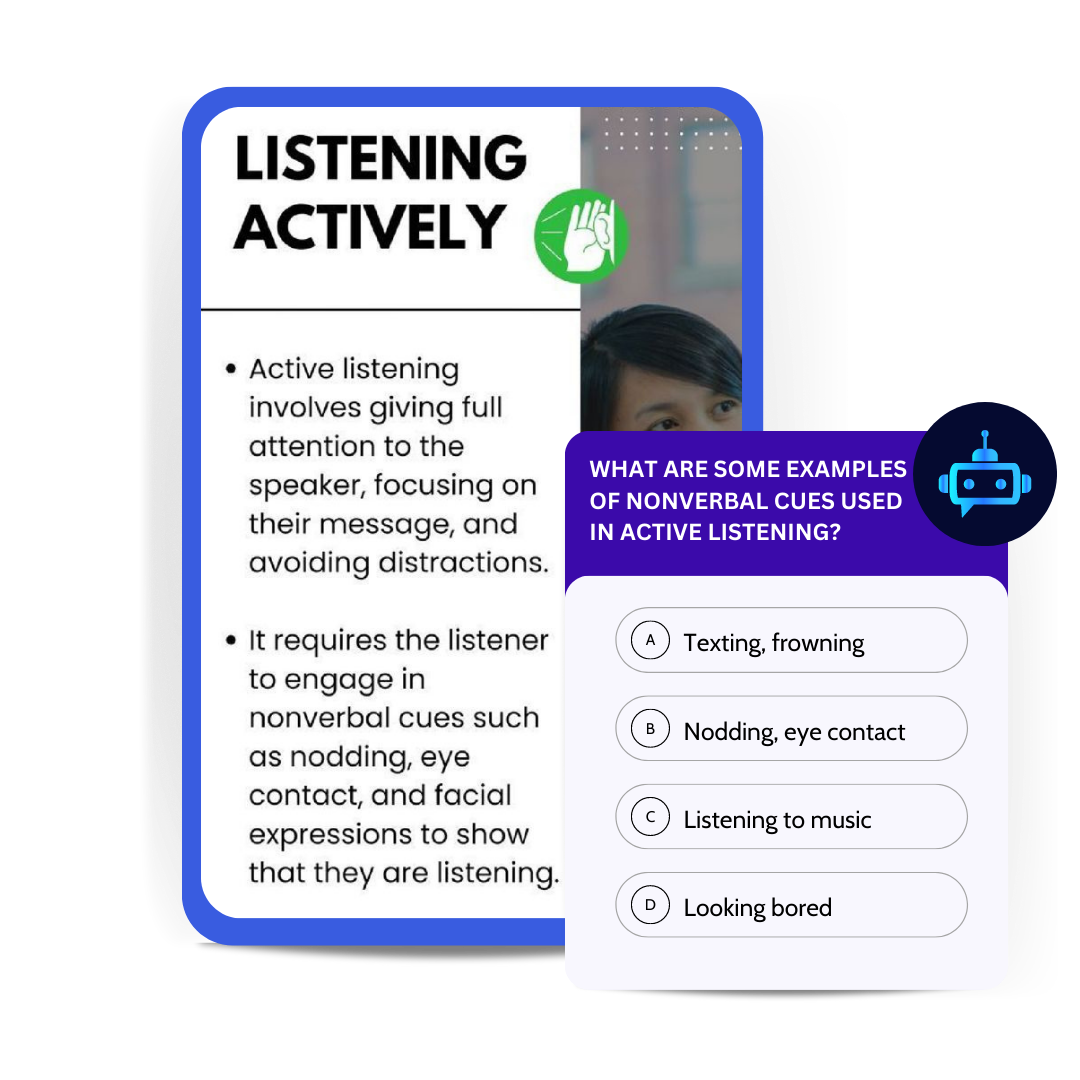 Create questions with AI